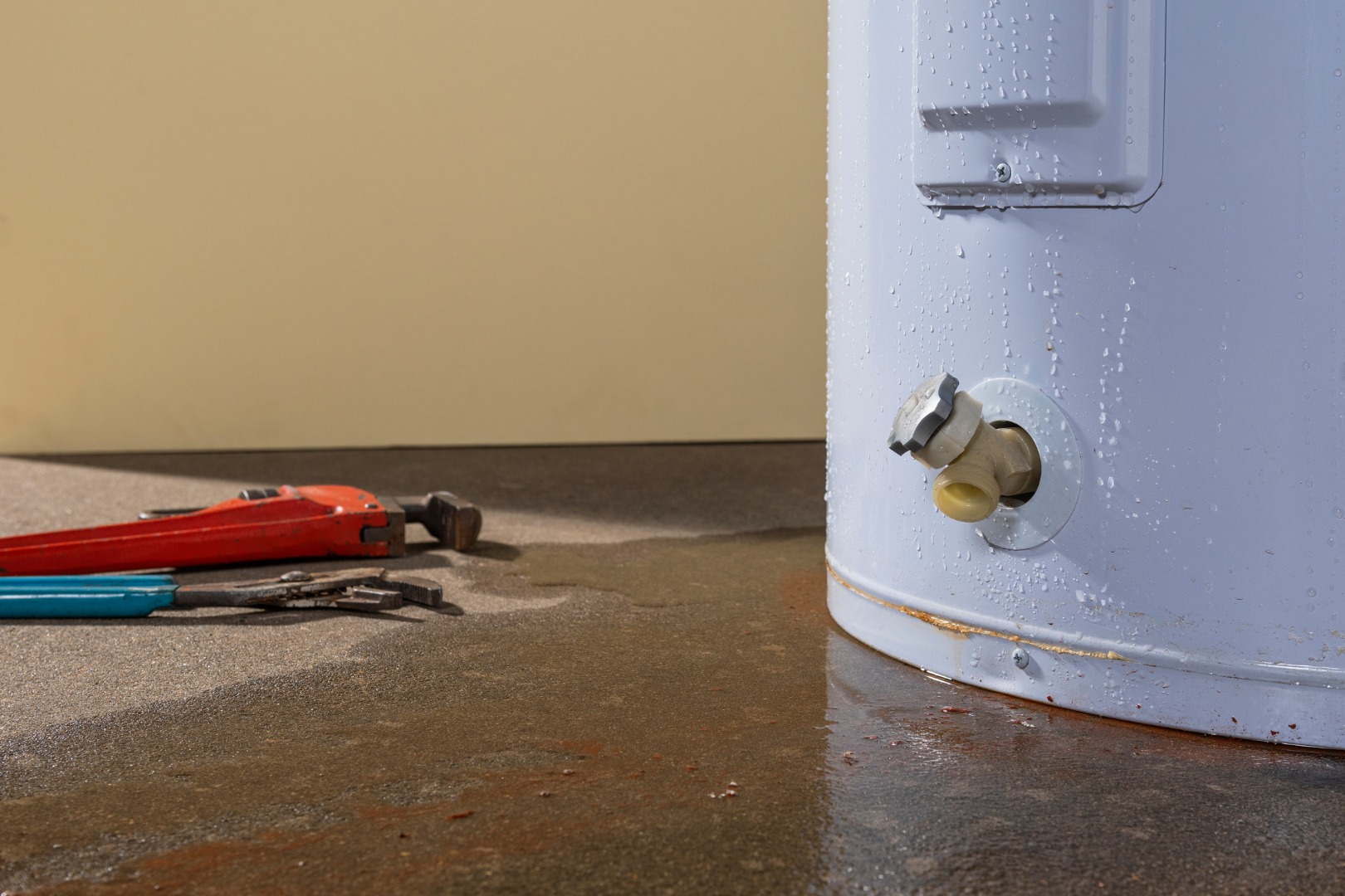 Hot Water Heater Leak Detection